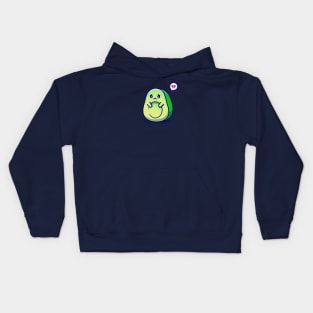 Cute Avocado Sad Lose Seed Cartoon Kids Hoodie